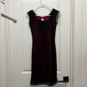 A black and red dress from Taboo in perfect condition